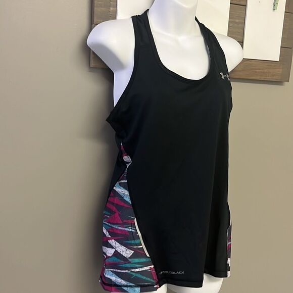 Under Armour Women’s ColdBlack Semi-Fitted HeatGear UPF 30 Tank Top- Medium - Picture 3 of 16